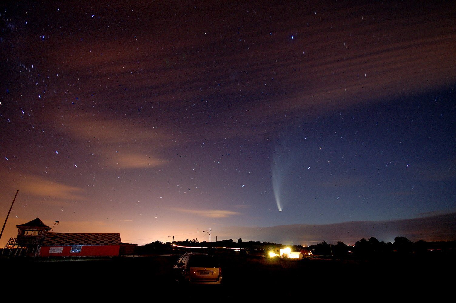 The Magnificent Tail of Comet McNaught - Comet C/2006 P1 