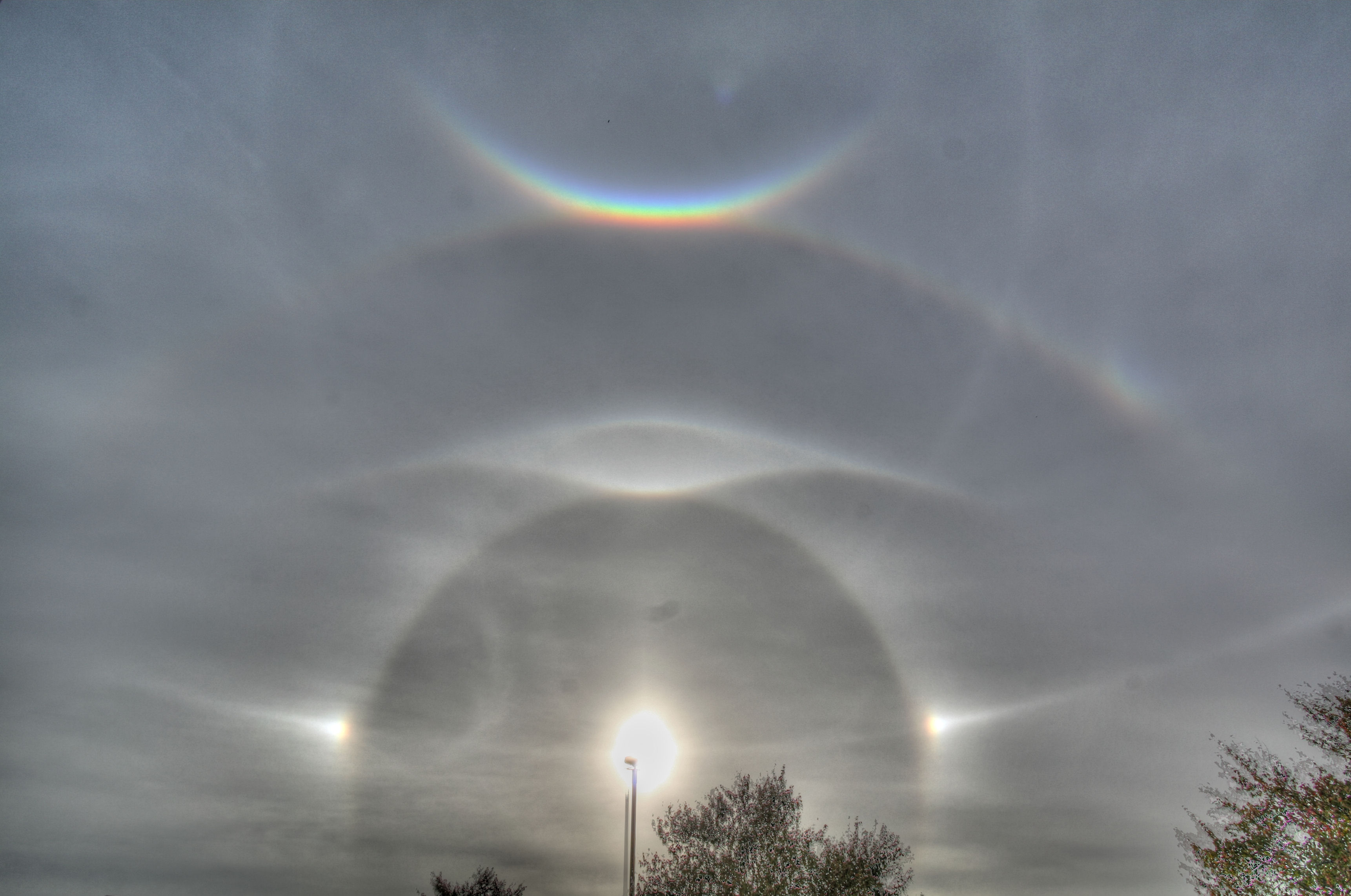 nasa double circle rainbow