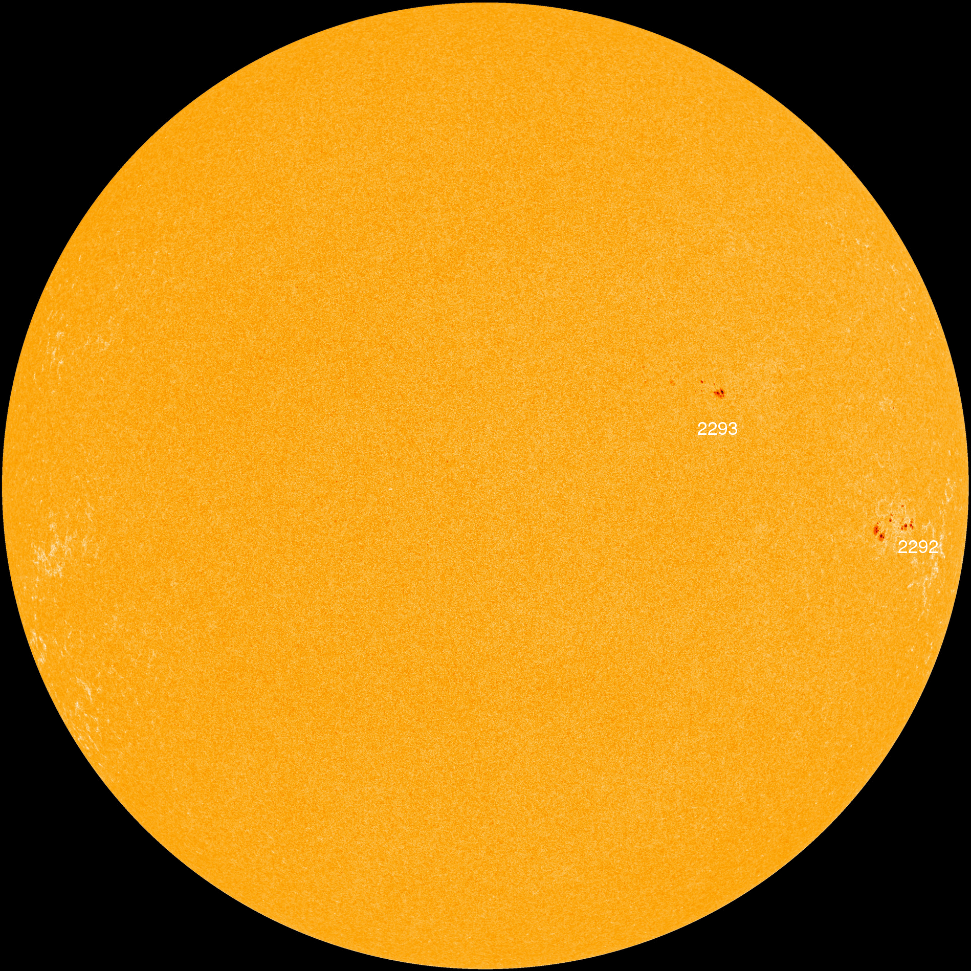 Sun - current solar activity