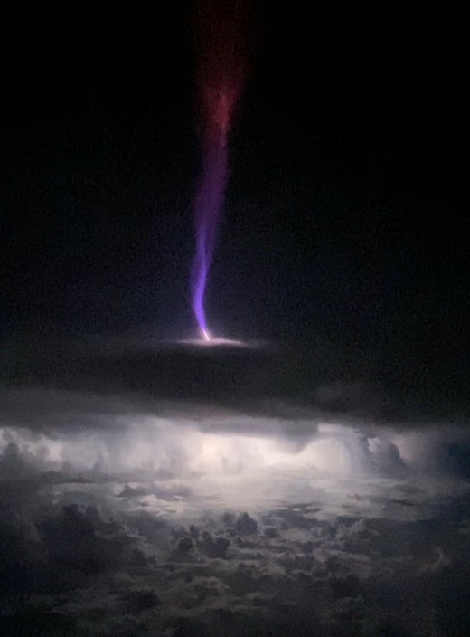 The Power of Observations: Photograph of A Gigantic Jet From a Thunderstorm  - GLOBE International STEM Network 