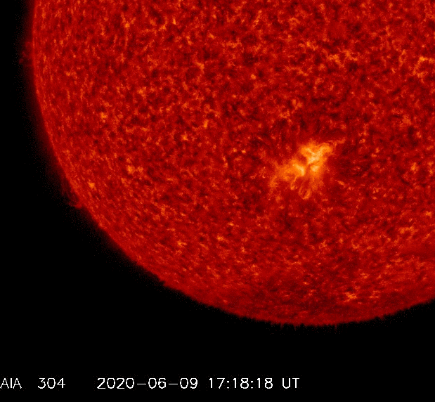 News Burst 11 June 2020 - Sunspot AT2765 exploded