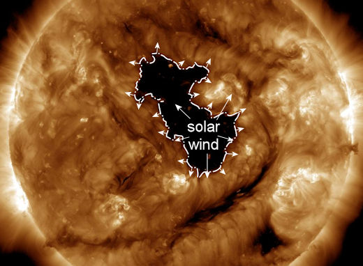 Image du trou coronal