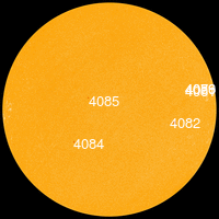 Click for Larger Sun Spots Image Sun Spots