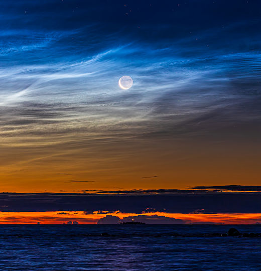 Nuages noctiluques tardifs