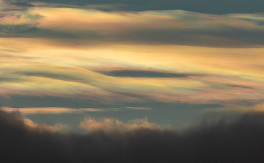 Nuages stratosphériques polaires