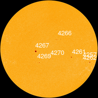 Click for Larger Sun Spots Image Sun Spots
