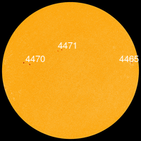 Click for Larger Sun Spots Image Sun Spots