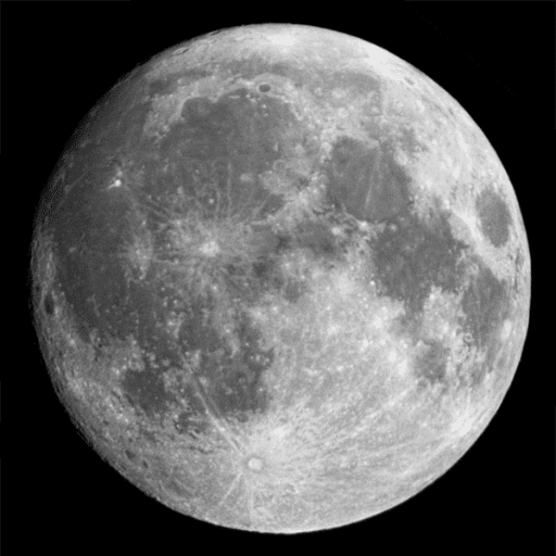 monthly timelapse showing the precession of the moon